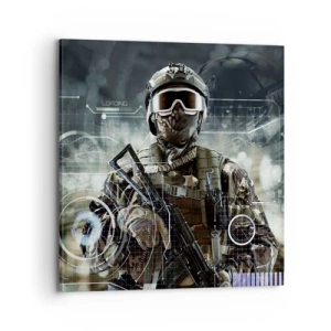 Cuadro sobre lienzo - Impresión de Imagen - De poder a poder - 70x70 cm