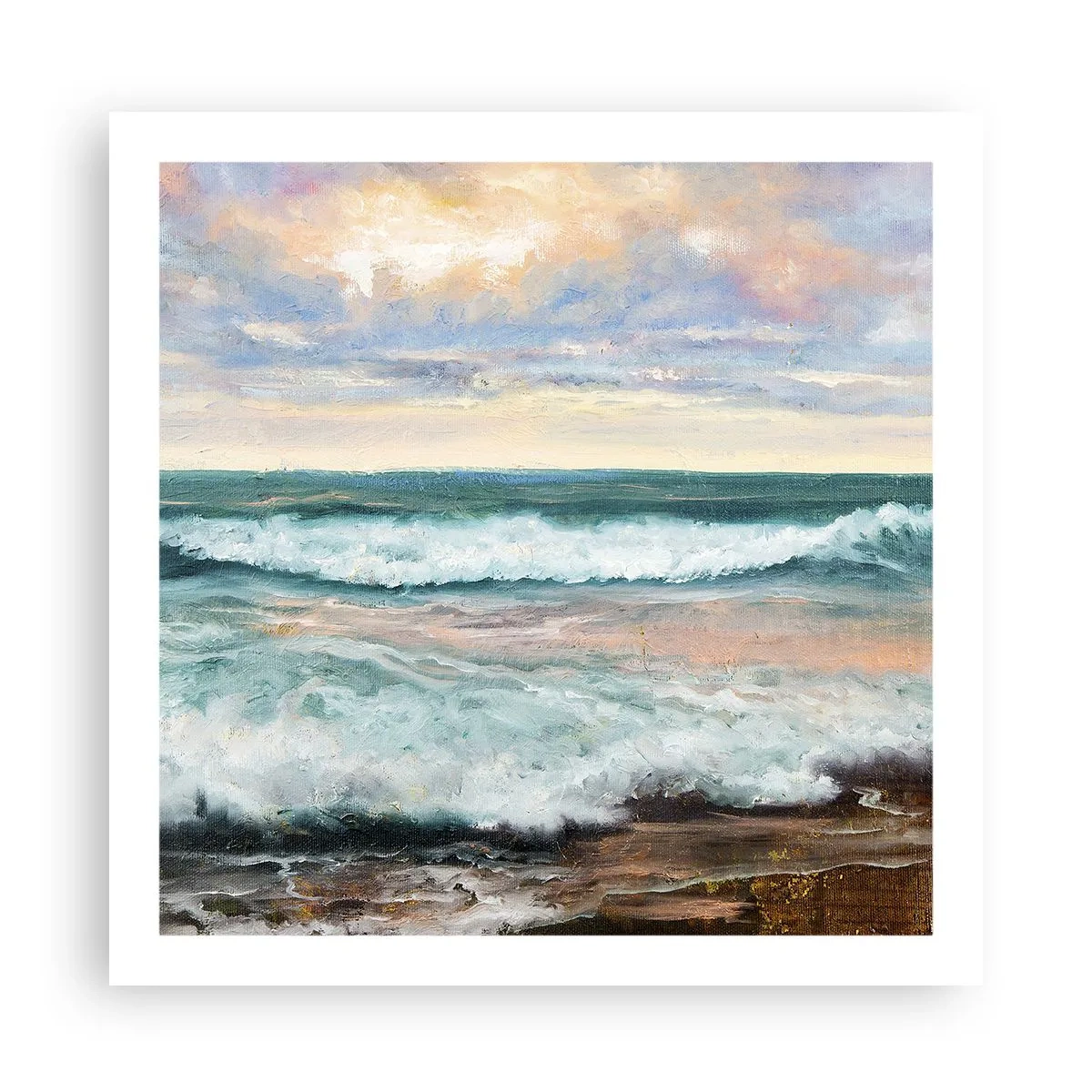 Póster - Aquí suavizarás tu alma - 60x60 cm