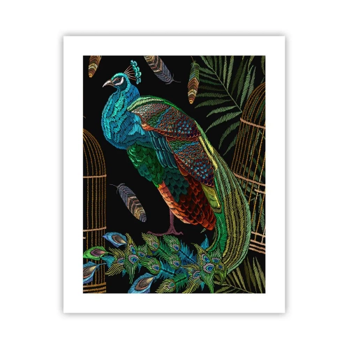 Póster - Con plumajes reales - 40x50 cm