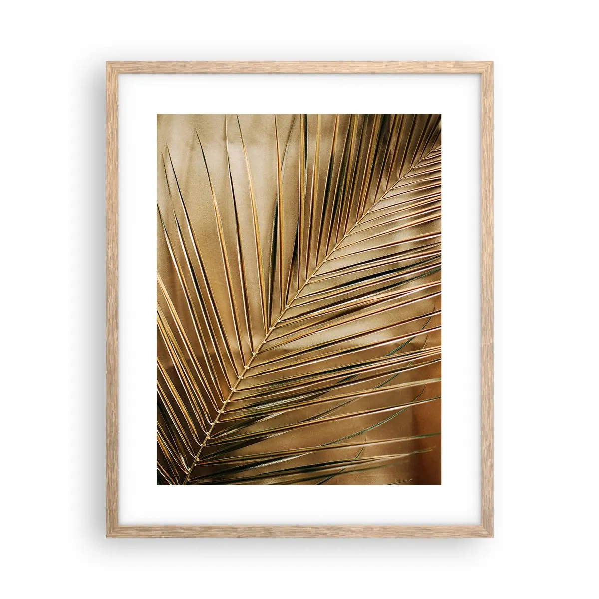 Póster en marco roble claro - Una columnata natural - 40x50 cm