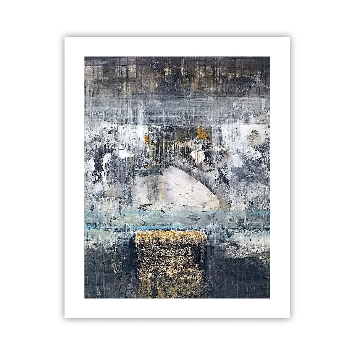 Póster - Hielo abstracto - 40x50 cm