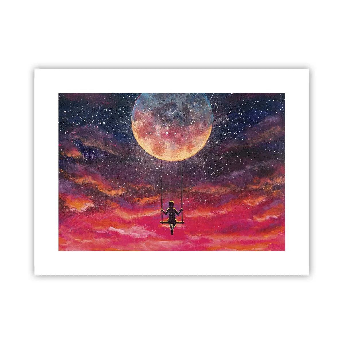 Póster - Disfrutar de las nubes - 40x30 cm