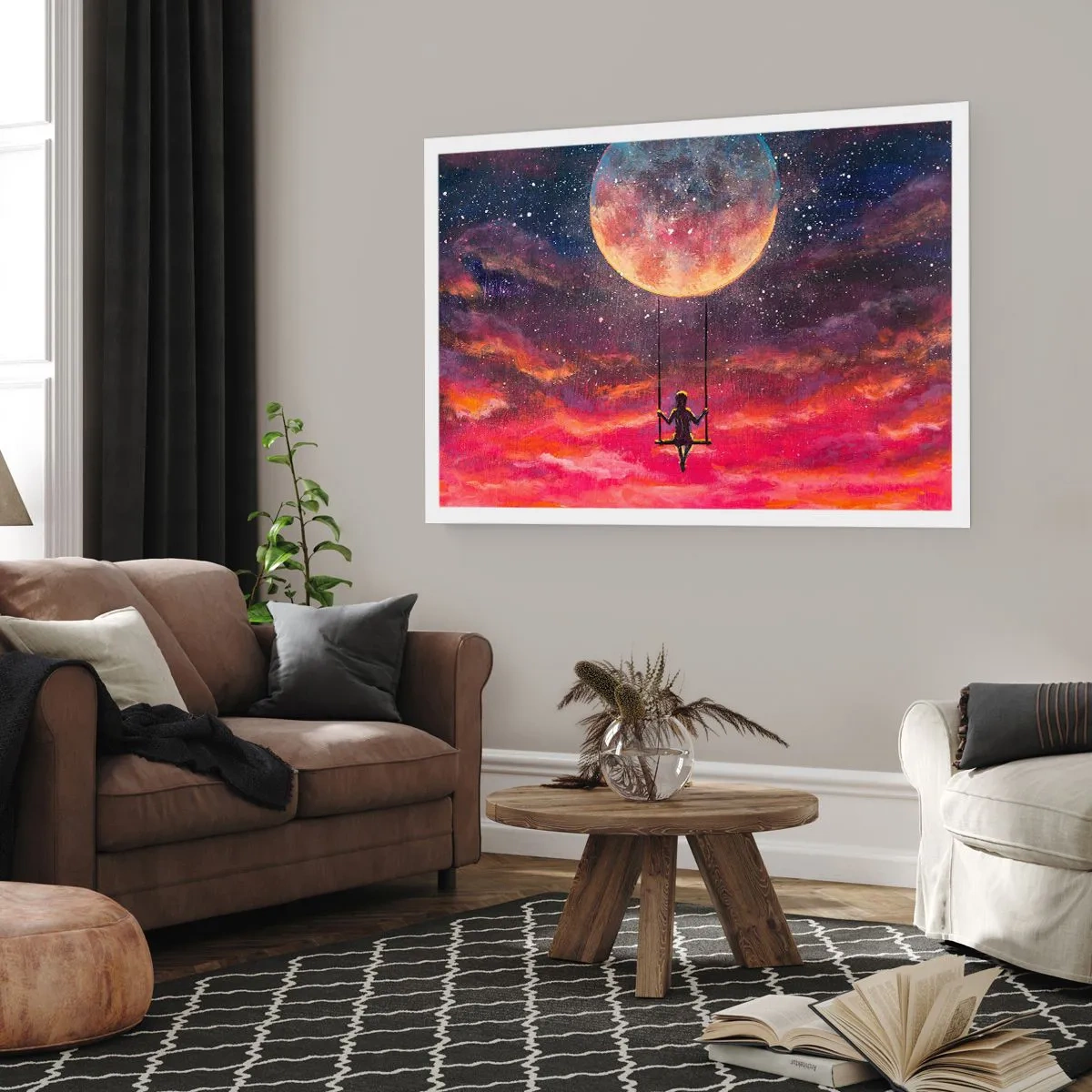 Póster - Disfrutar de las nubes - 70x50 cm