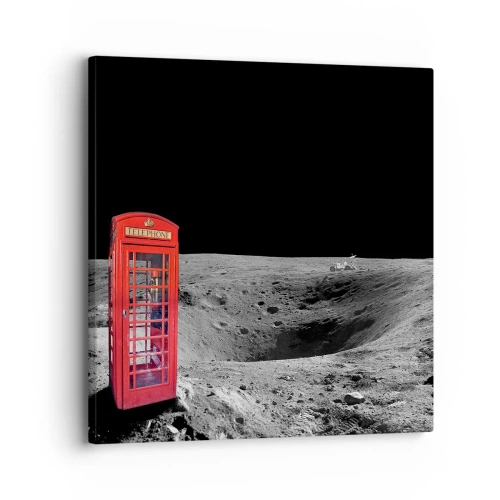 Cuadro sobre lienzo - Impresión de Imagen - Una broma cósmica - 30x30 cm