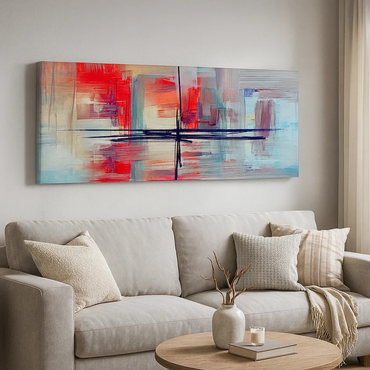 Cuadro sobre lienzo - Impresión de Imagen - Paisaje en una dimensión desconocida - 30x30 cm