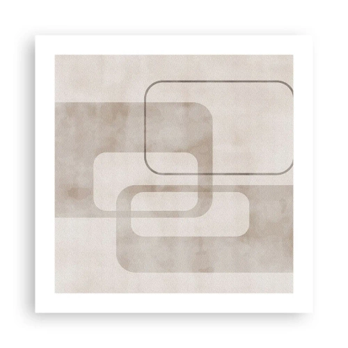 Póster - Fuga geométrica - 50x50 cm