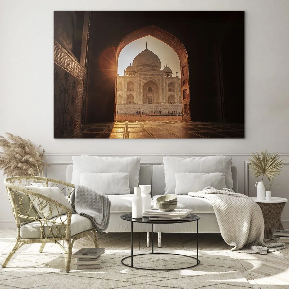 Cuadro sobre vidrio - Impresiones sobre Vidrio - Un monumento al amor sobrenatural - 70x50 cm