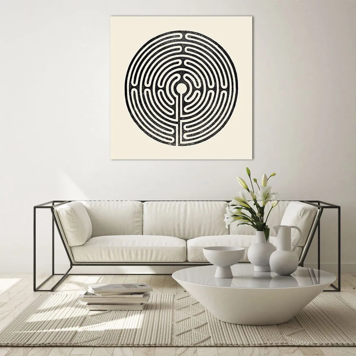Cuadro sobre vidrio - Impresiones sobre Vidrio - Orden misterioso - 30x30 cm