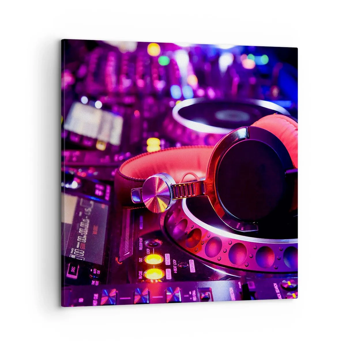 Cuadro sobre lienzo - Impresión de Imagen - Antes de que comience la diversión - 50x50 cm