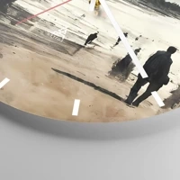 Esfera sin numeración, con rayas