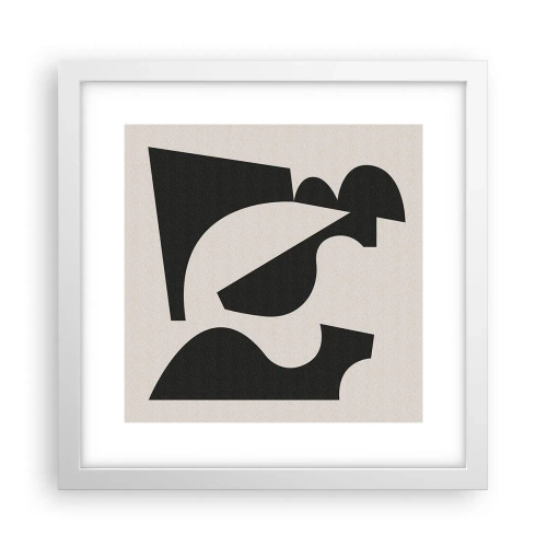 Póster en marco blanco - Para automontaje - 30x30 cm