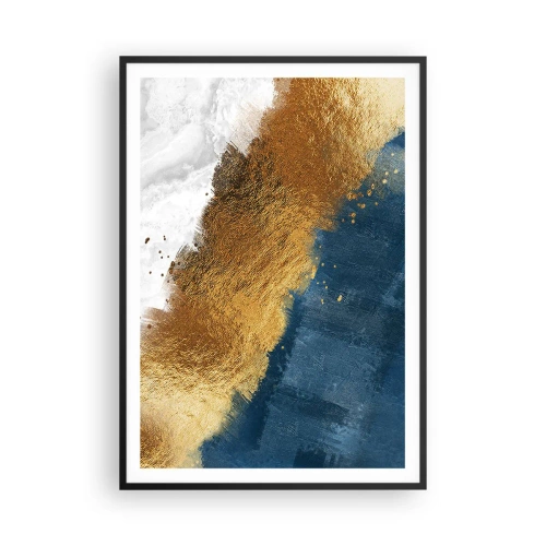 Póster en marco negro - Los colores del verano - 70x100 cm