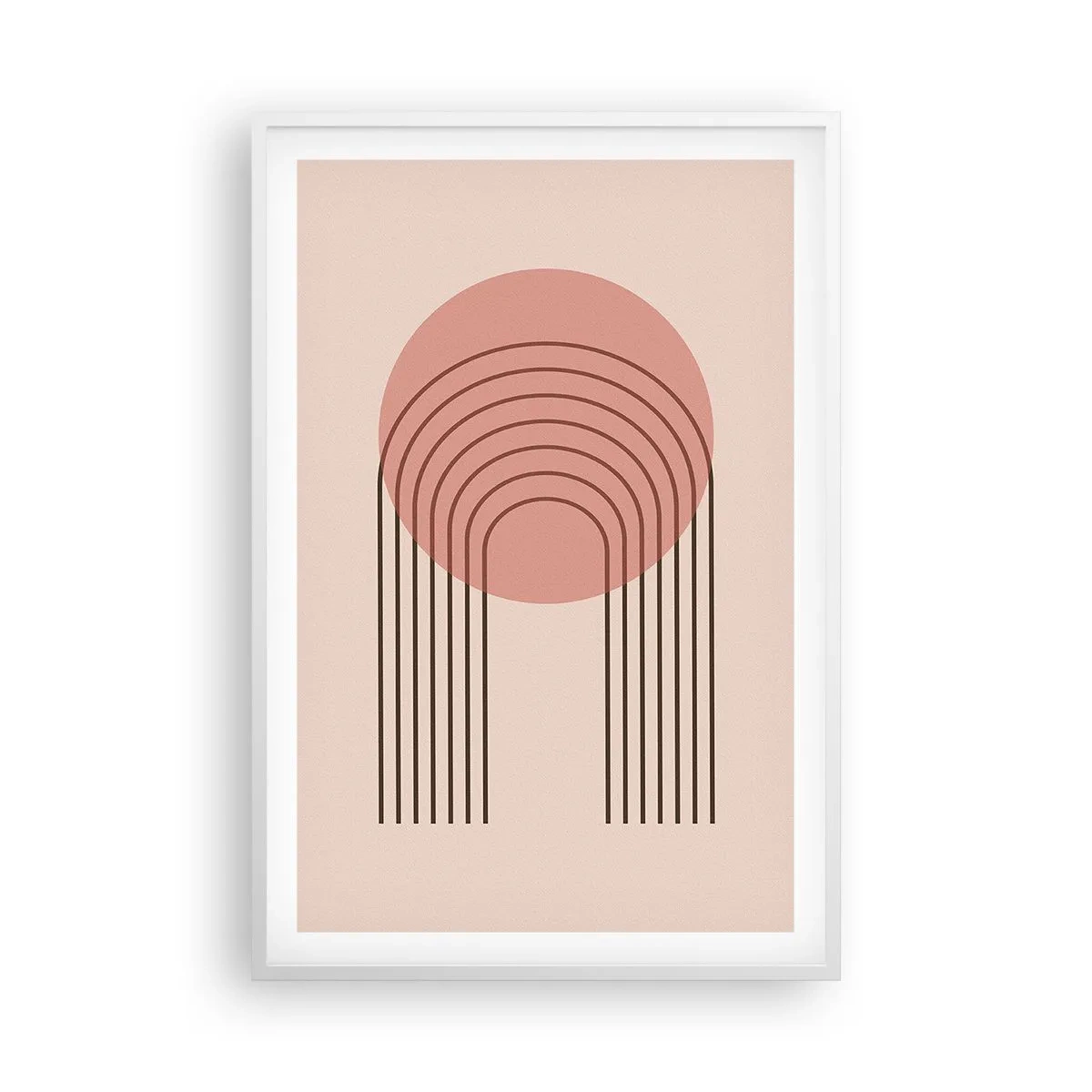 Póster en marco blanco - Atracción irresistible - 61x91 cm