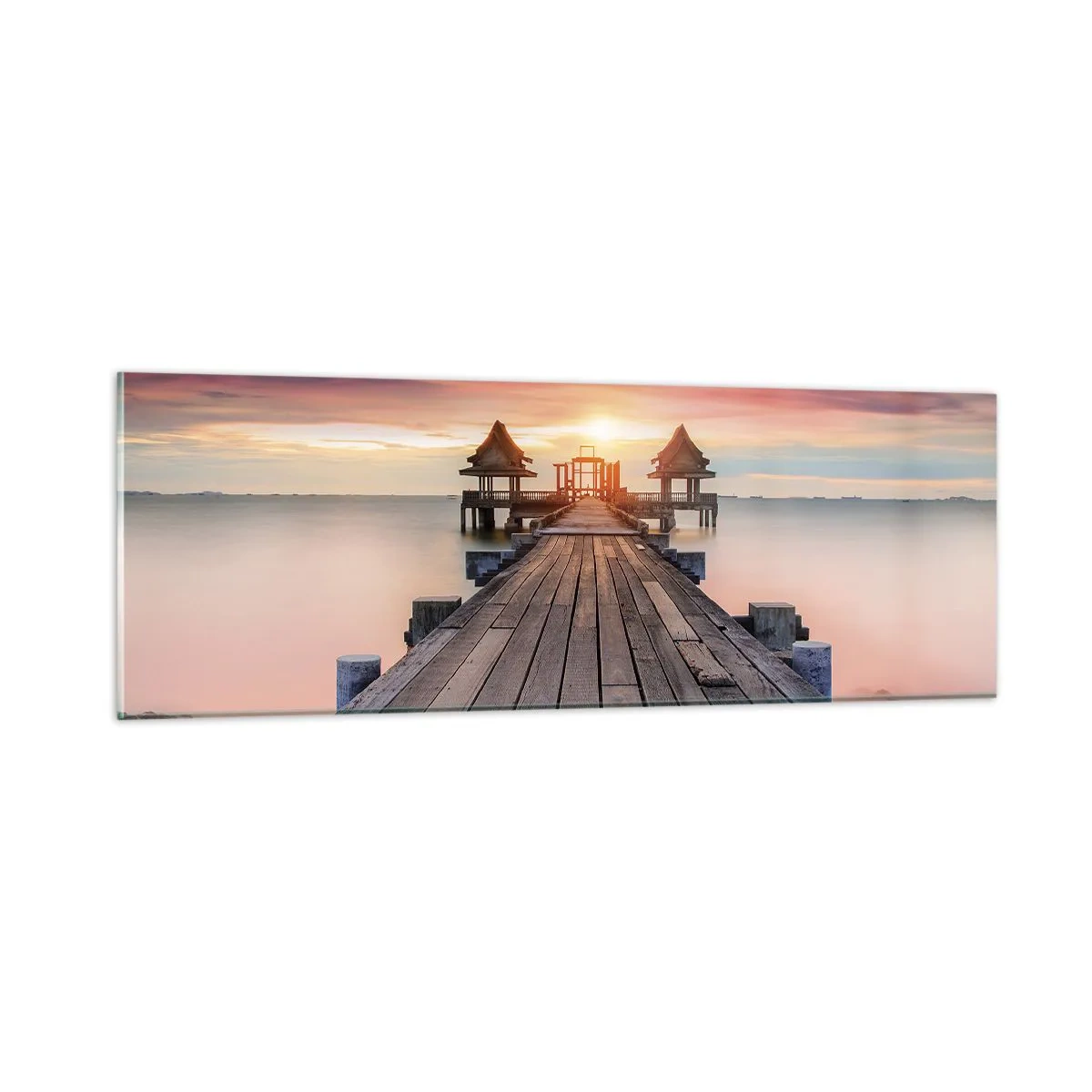 Cuadro sobre vidrio - Impresiones sobre Vidrio - De este a oeste - 90x30 cm