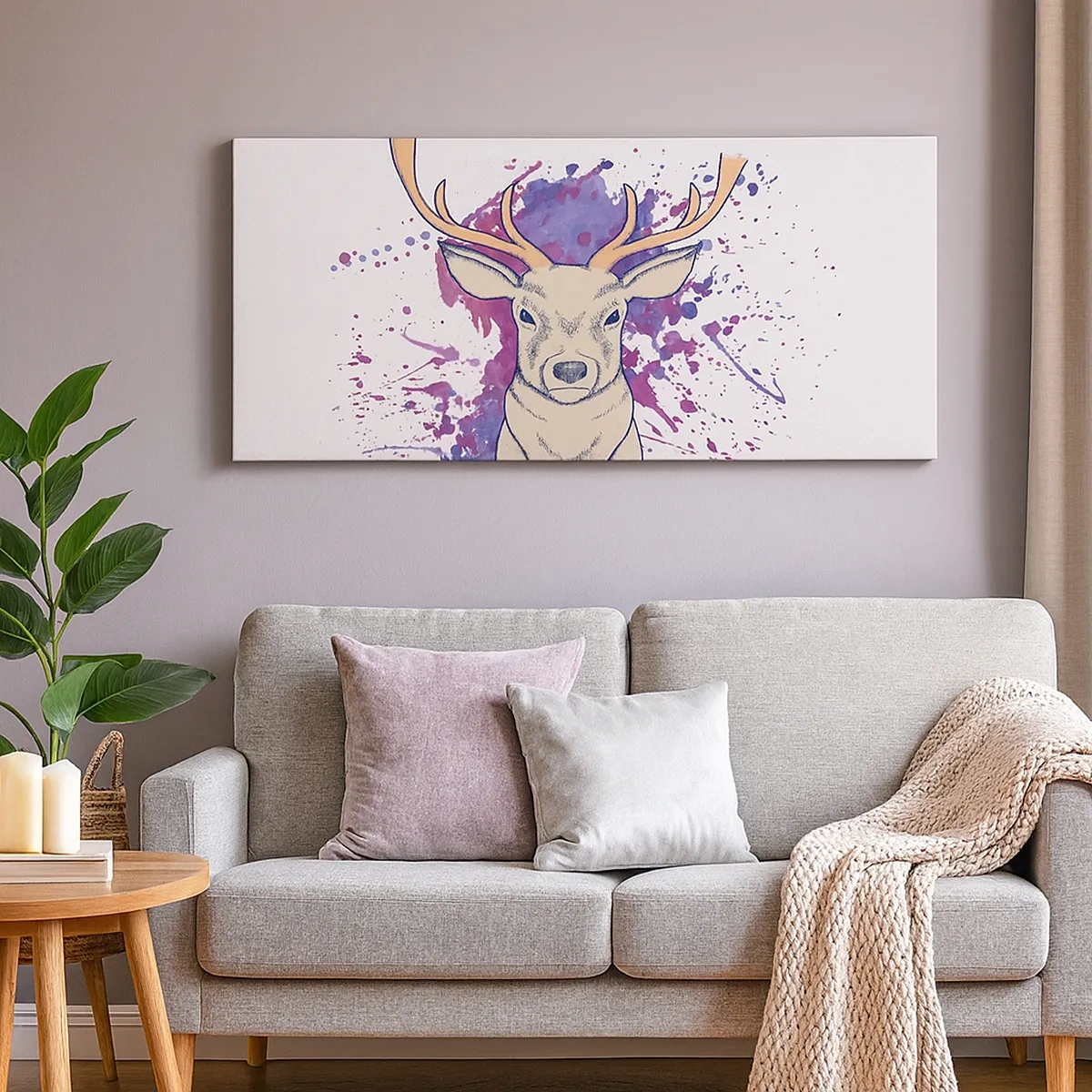 Cuadro sobre lienzo - Impresión de Imagen - Valor y equilibrio - 30x30 cm