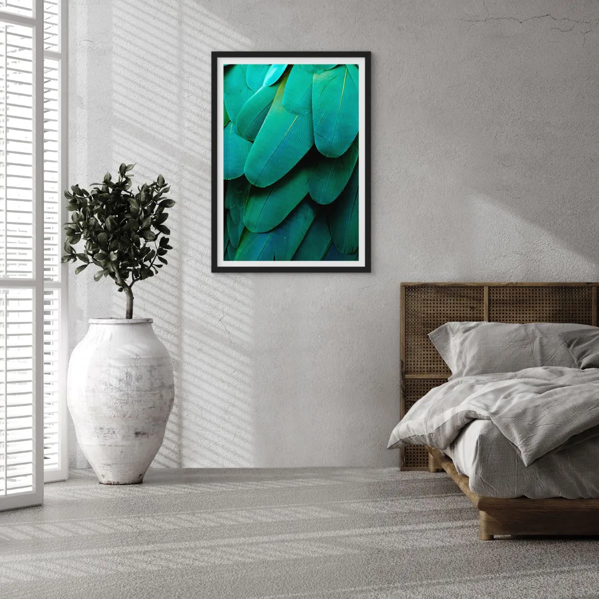 Póster en marco negro - La precisión de la naturaleza  - 61x91 cm