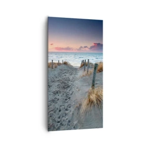 Cuadro sobre lienzo - Impresión de Imagen - Se derramó un arco iris de luminosidad.... - 65x120 cm