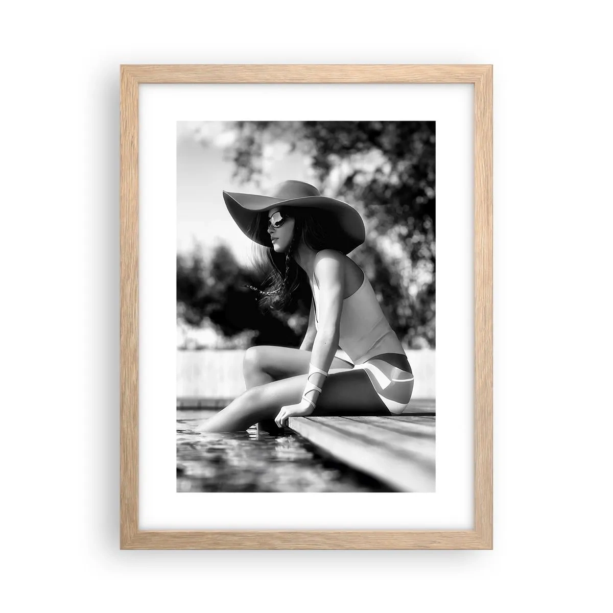 Póster en marco roble claro - Un sueño de verano - 30x40 cm