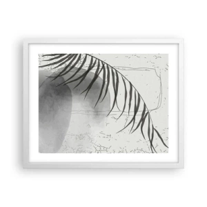 Póster en marco blanco - El sutil exotismo de la naturaleza - 50x40 cm