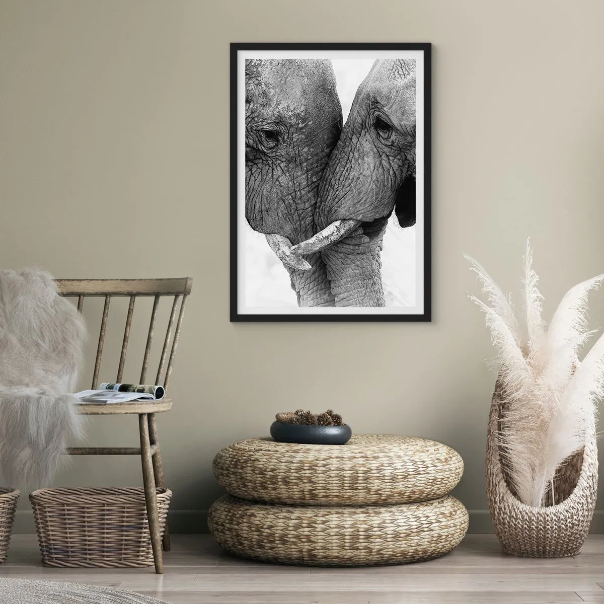 Póster en marco negro - Una confesión sincera - 40x50 cm