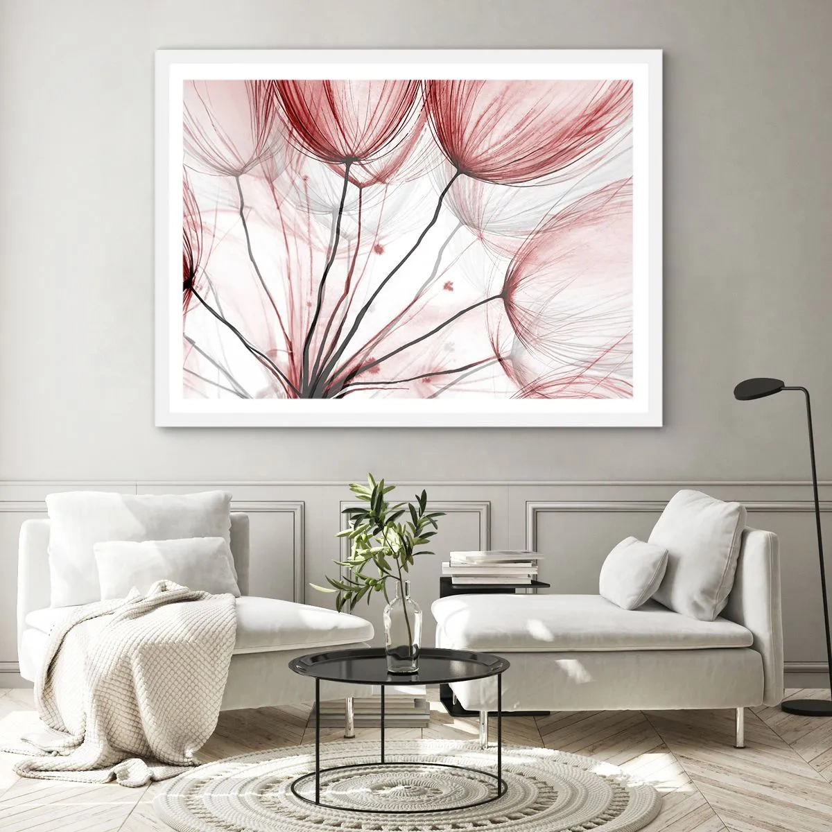 Póster en marco blanco - Antes de partir - 100x70 cm