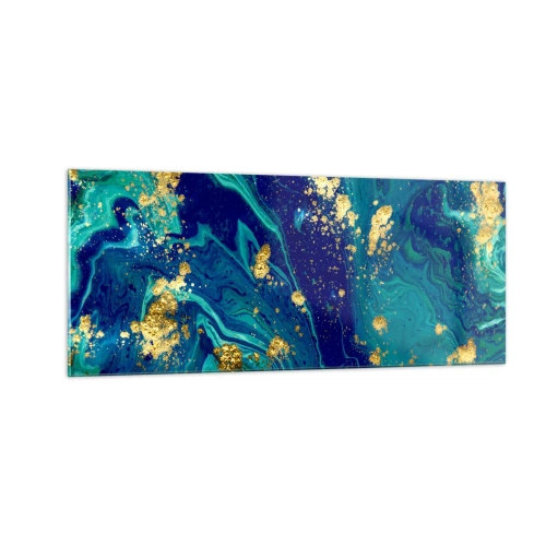 Cuadro sobre vidrio - Impresiones sobre Vidrio - Pétalos de sol - 100x40 cm