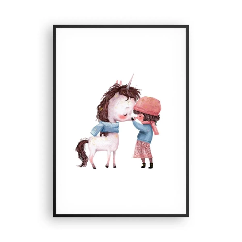 Póster en marco negro - Un cuento de invierno - 70x100 cm