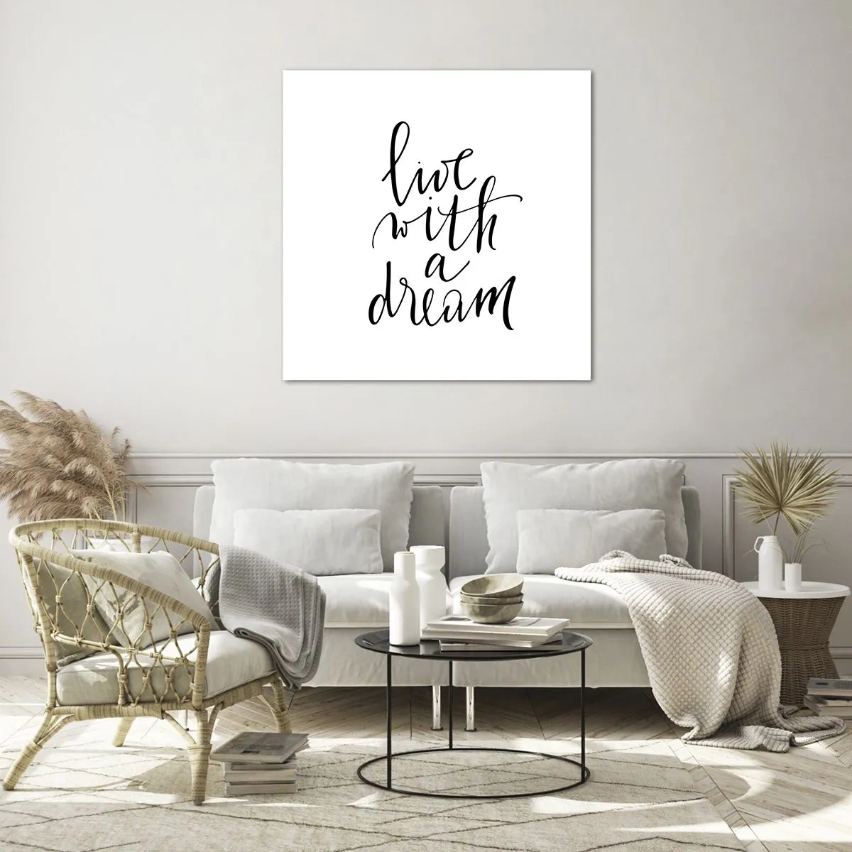 Cuadro sobre vidrio - Impresiones sobre Vidrio - Por supuesto - 40x40 cm