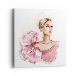 Cuadro sobre lienzo - Impresión de Imagen - Recuérdame como una pintura... - 40x40 cm