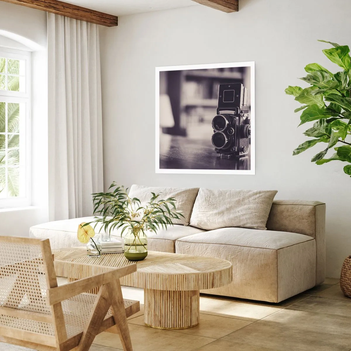 Póster - La magia de la fotografía antigua - 60x60 cm