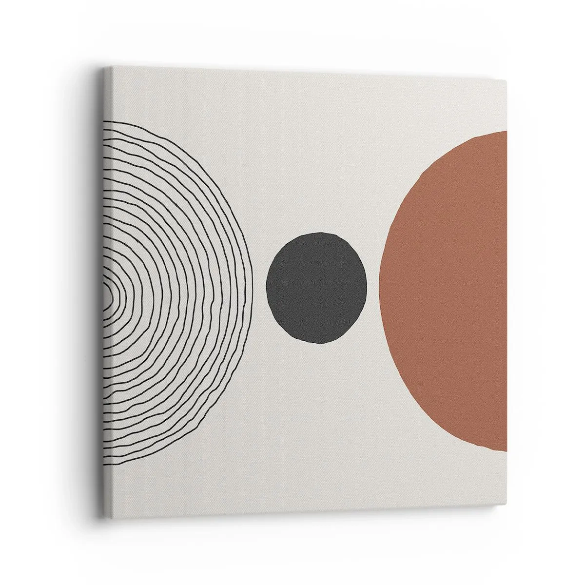 Cuadro sobre lienzo - Impresión de Imagen - En el centro de la atención - 30x30 cm