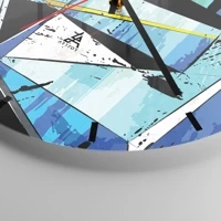 Esfera sin numeración, con rayas