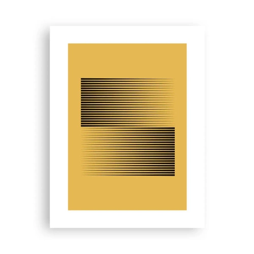 Póster - Cuadrado de opuestos - 30x40 cm