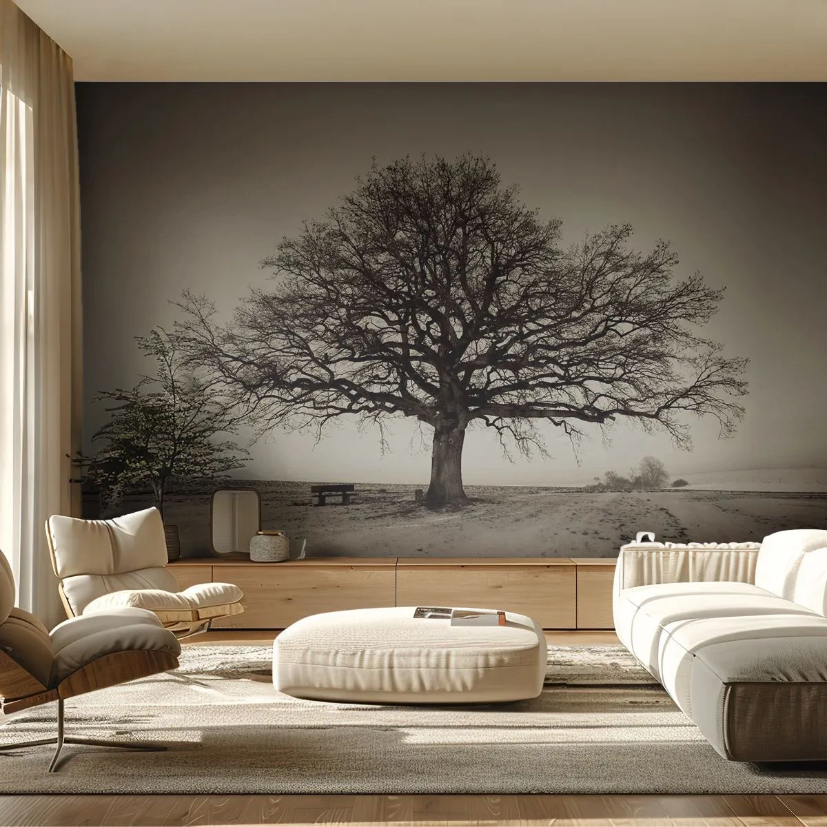 Fotomural Standard Eco - De aquí a la eternidad - Paisaje, Árbol, Naturaleza - 350x256 cm