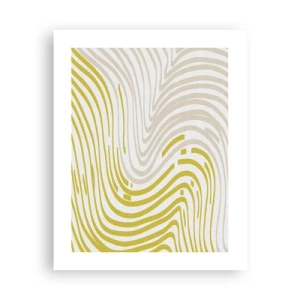 Póster - Composición curvada - 40x50 cm