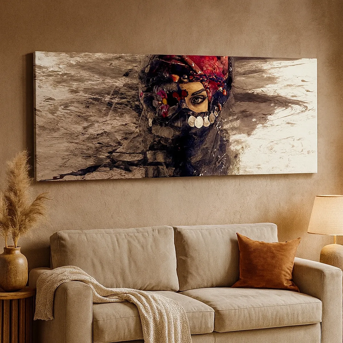 Cuadro sobre lienzo - Impresión de Imagen - Inquietante, como mínimo - 30x30 cm