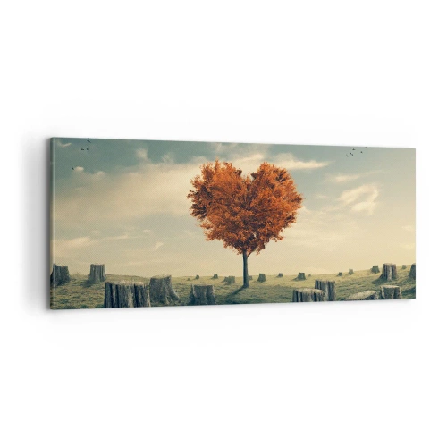 Cuadro sobre lienzo - Impresión de Imagen - Todavía hay esperanza - 100x40 cm