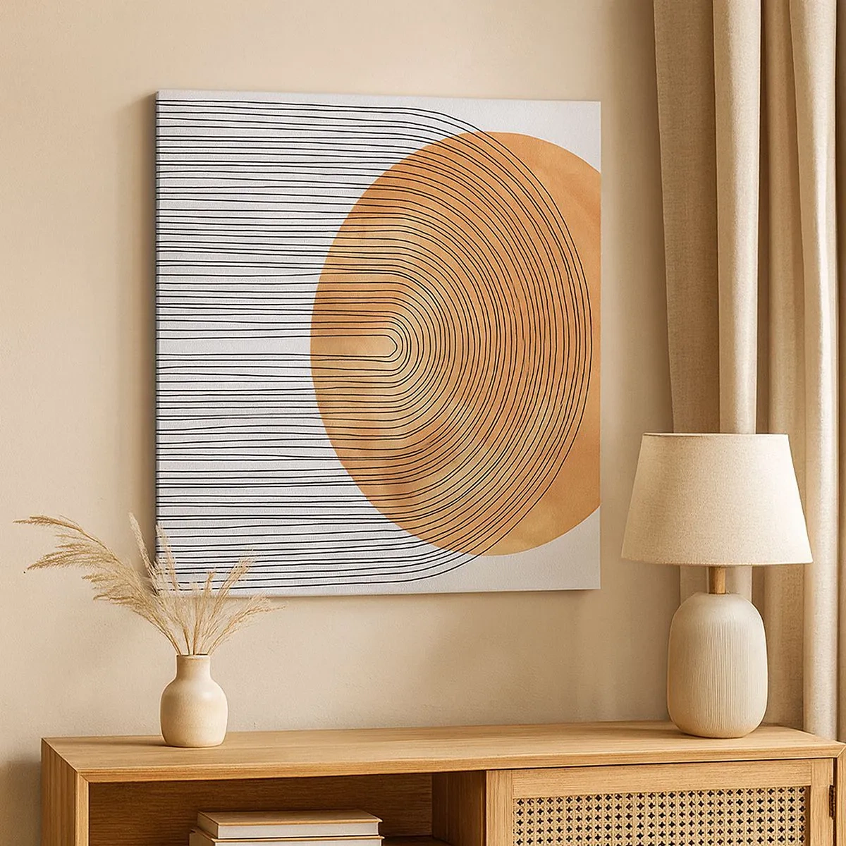 Cuadro sobre lienzo - Impresión de Imagen - Una composición soleada - 30x30 cm