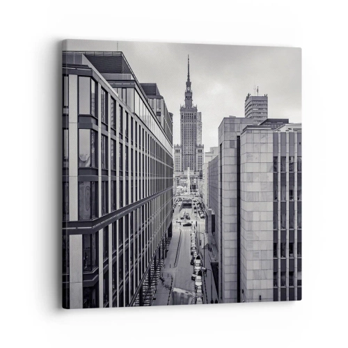 Cuadro sobre lienzo - Impresión de Imagen - Valle de Varsovia - 40x40 cm