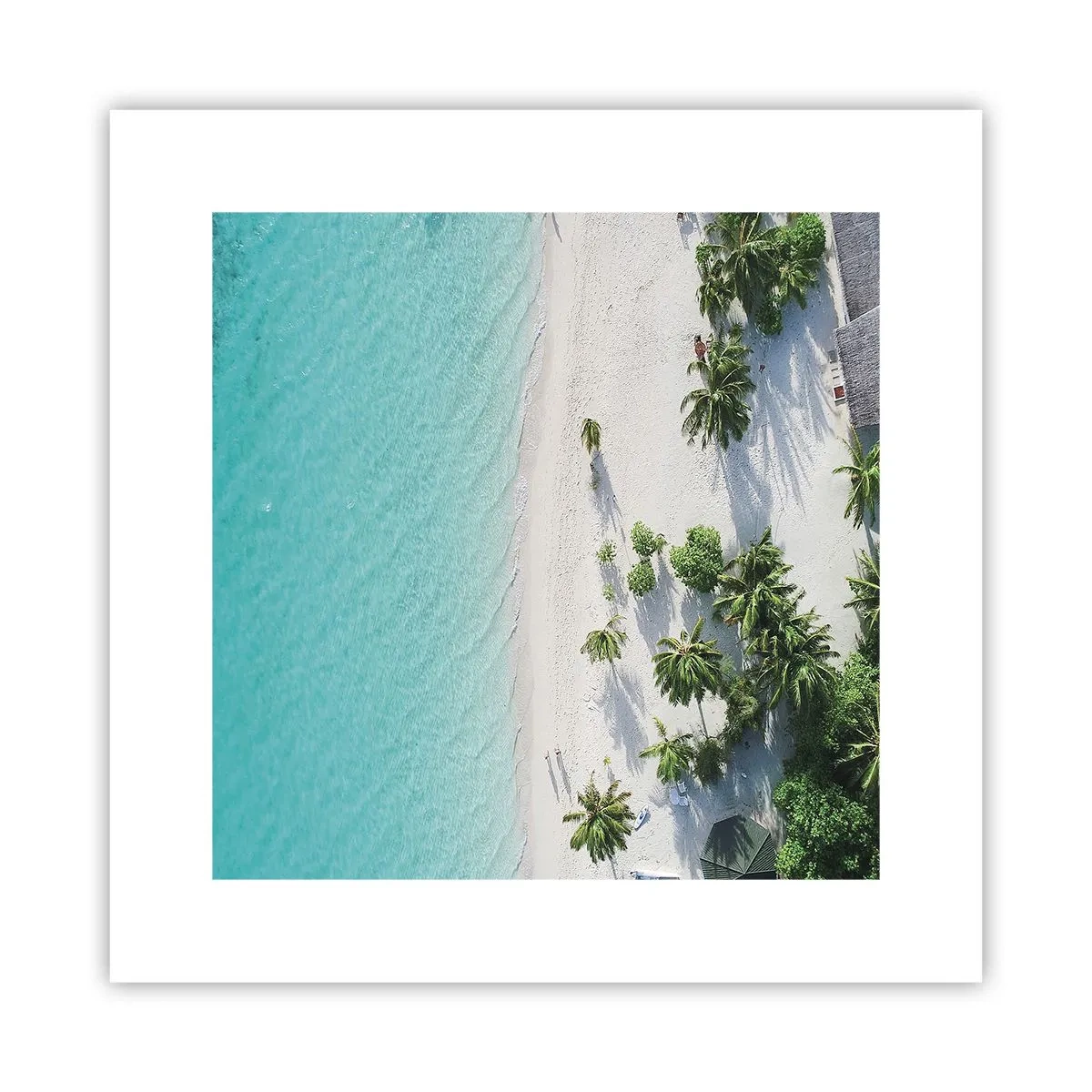 Póster - Vacaciones en el paraíso - 30x30 cm