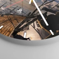 Esfera sin numeración, con rayas