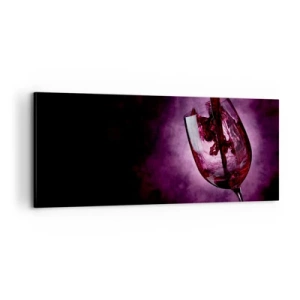 Cuadro sobre lienzo - Impresión de Imagen - ¿Escarlata? ¿Carmín? No, rubí. - 100x40 cm