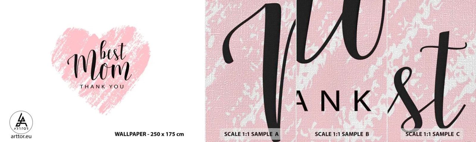 Muestra de fotomural Premium Canvas - En cualquier momento de tu vida - Corazón, Amar, Día de la Madre - 100x30 cm