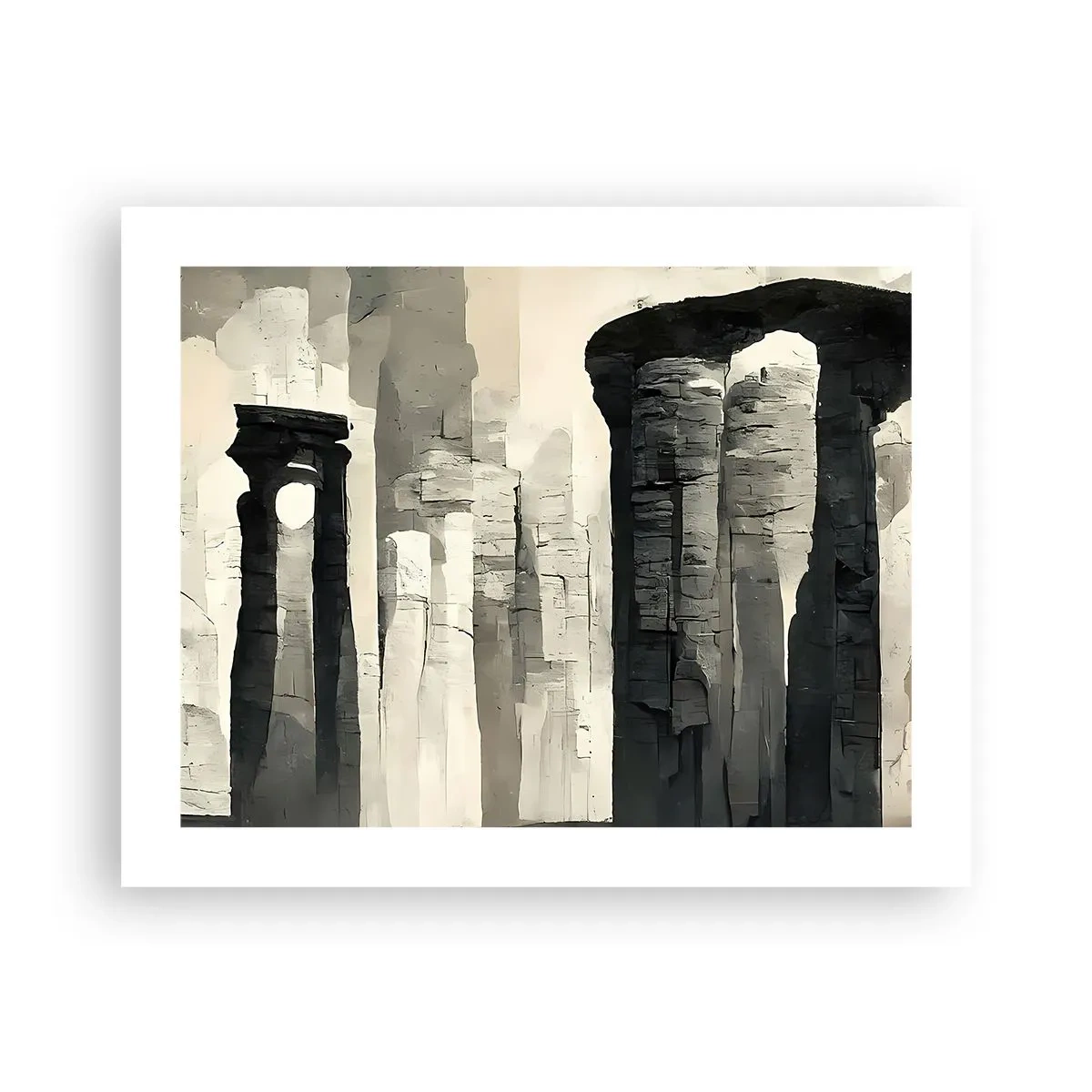 Póster - La majestuosidad de la antigüedad - 50x40 cm