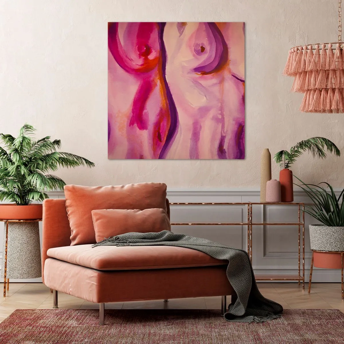 Cuadro sobre lienzo - Impresión de Imagen - Una oda a la feminidad - 50x50 cm