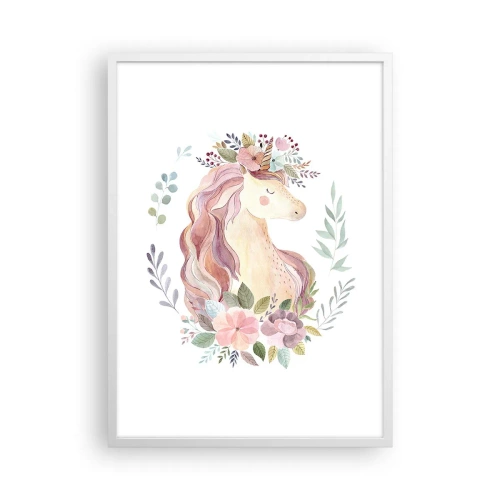 Póster en marco blanco - Una invitación al mundo de los cuentos de hadas - 50x70 cm