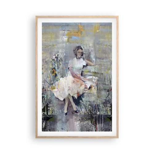 Póster en marco roble claro - Clásica y moderna - 61x91 cm