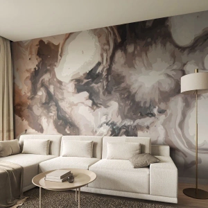 Fotomural Premium Canvas - El nacimiento de una galaxia - Abstracción, Pedazo, Patrón moderno - 200x140 cm