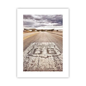 Póster - Mother Road: una leyenda americana - 30x40 cm