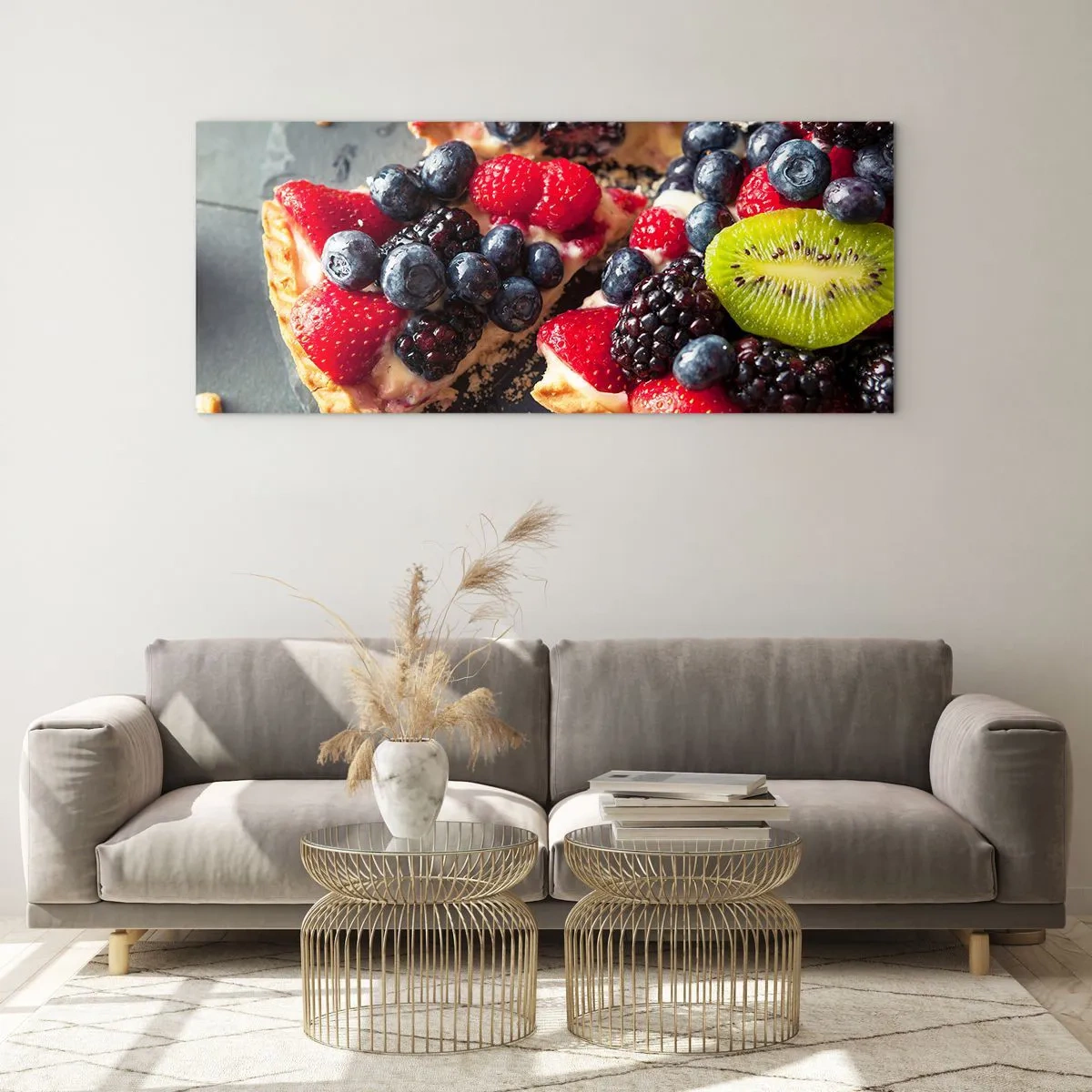Cuadro sobre vidrio - Impresiones sobre Vidrio - ¡Dolce vita! - 100x40 cm
